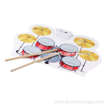 Colorful USB PC Desktop Digital Electronic Roll Up Drum Pad Kit